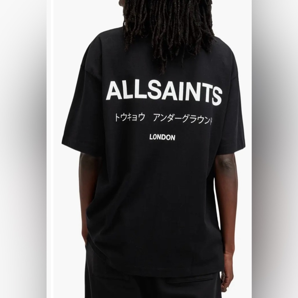 ALL SAINTS Underground Oversize Graphic T-Shirt